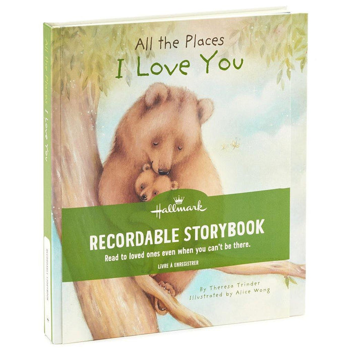 "Hallmark : All The Places I Love You Recordable Storybook With Music , recordable books for grandparents"