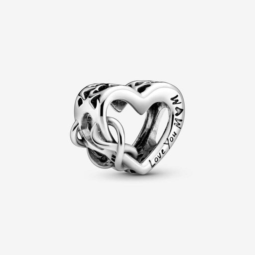 "PANDORA : Love You Mum Infinity Heart Charm -"