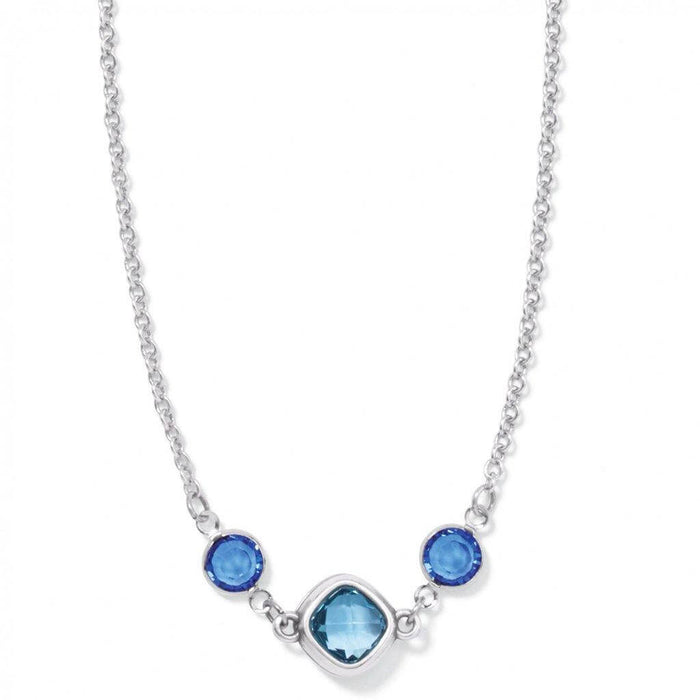 "Brighton : Elora Gems Sky Short Necklace -"