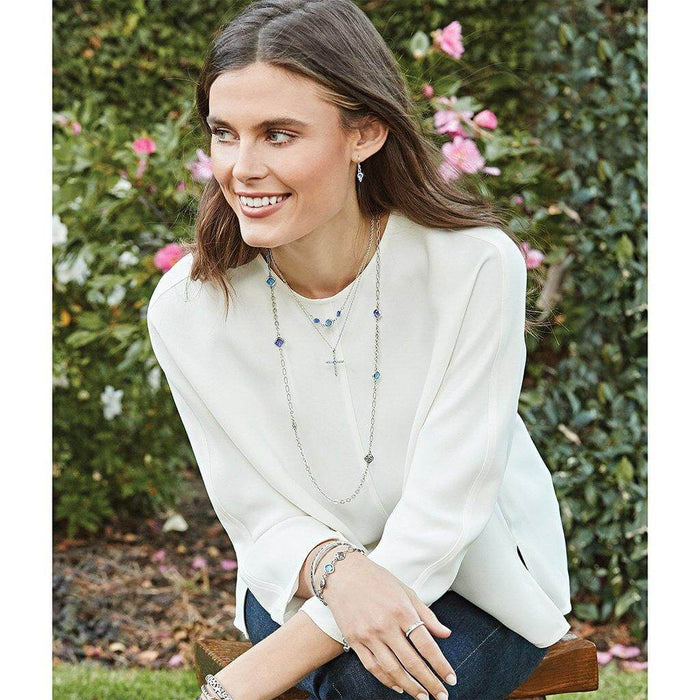 "Brighton : Elora Gems Sky Short Necklace -"