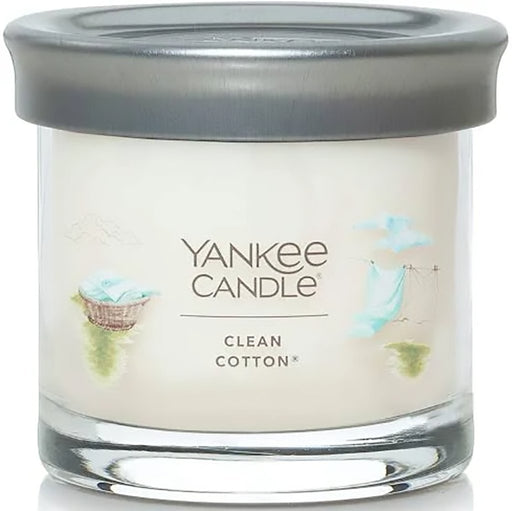 "Yankee Candle : Signature Small Tumbler Candle in Clean Cotton -"