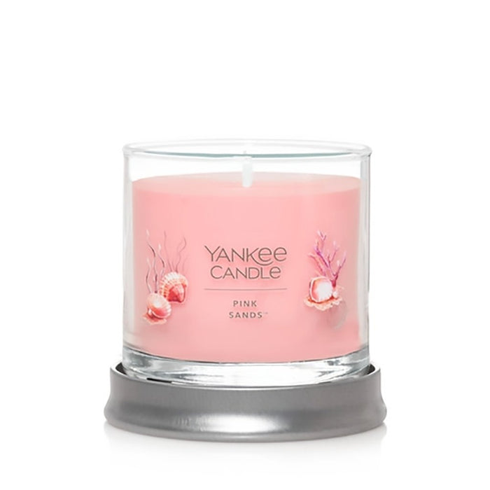 "Yankee Candle : Signature Small Tumbler Candle in Pink Sands -"