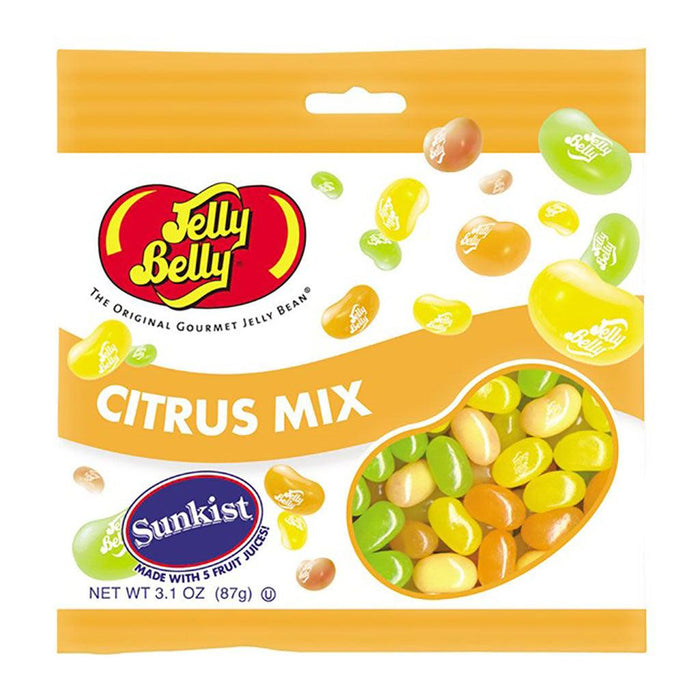 "Jelly Belly : Sunkist® Citrus Mix Jelly Beans 3.1 oz Grab & Go® Bag -"