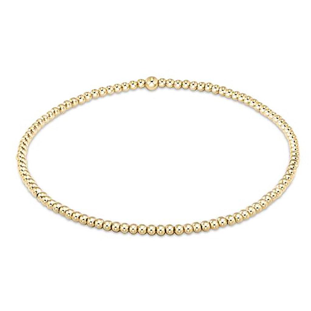"enewton : Classic Gold 2mm Bead Bracelet -"
