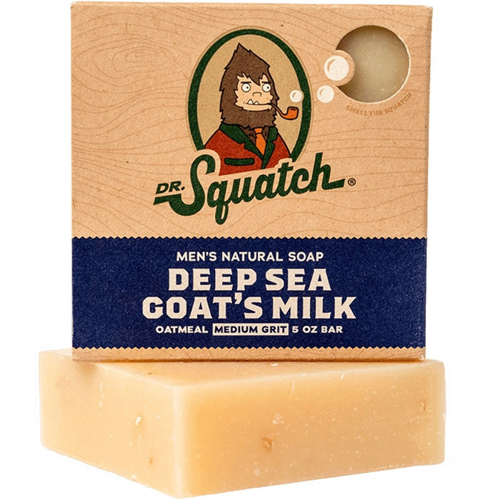"Dr. Squatch : Men's Deep Sea Goats Milk Bar Soap -"