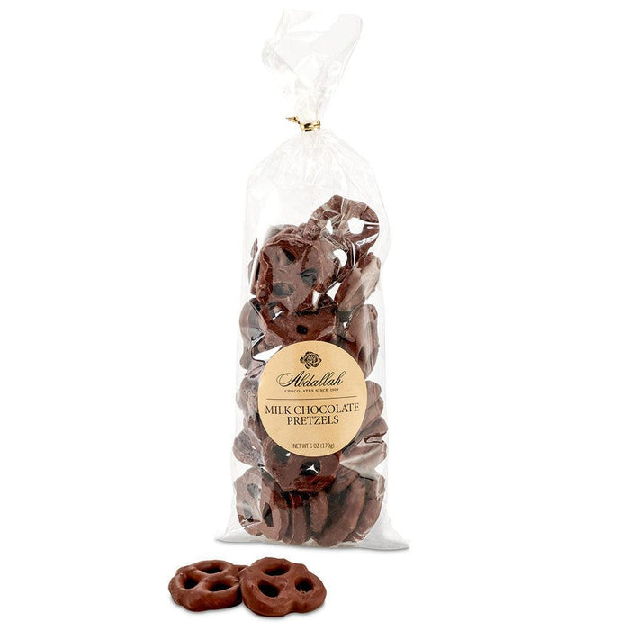 "Abdallah Candies : Pretzels – Milk Chocolate, 6oz at Annie's Hallmark"