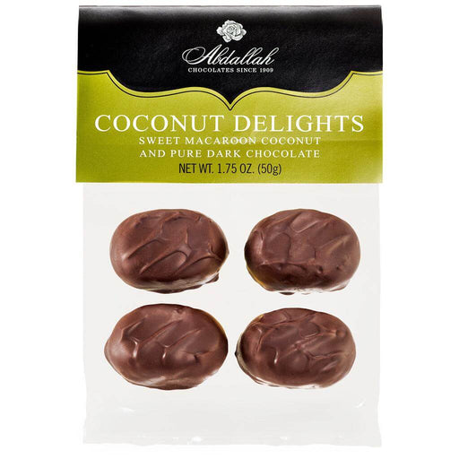 "Abdallah Candies : Coconut Delights – Dark Chocolate at Annie's Hallmark"