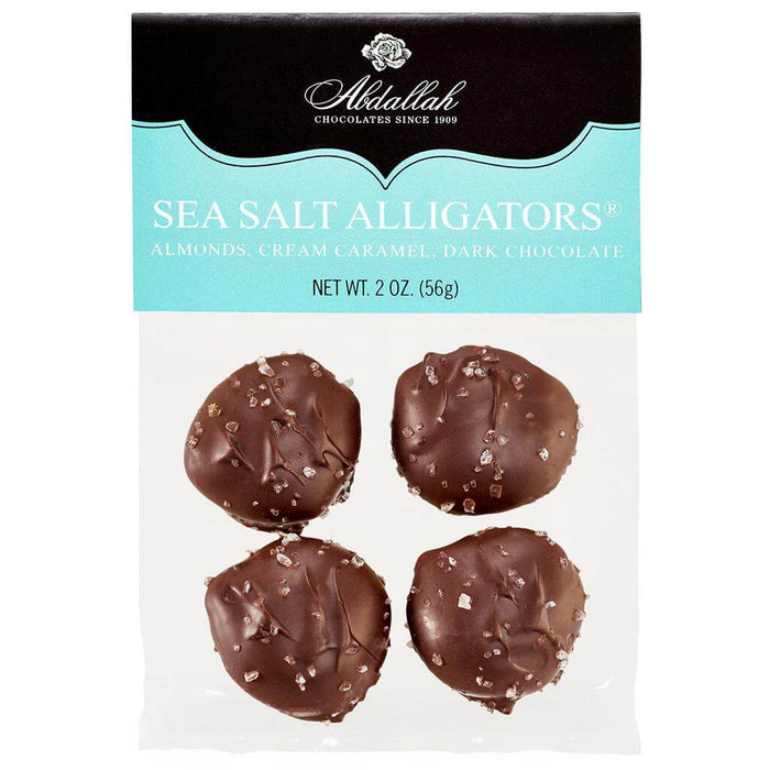 "Abdallah Candies : Sea Salt Almond Alligators at Annie's Hallmark"
