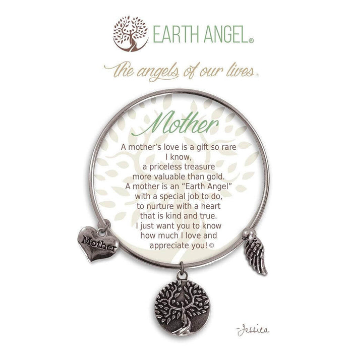 "Earth Angel : Mother Bracelet in Silver -"