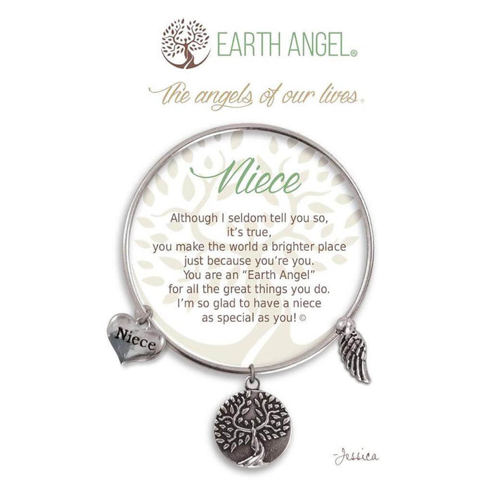 "Earth Angel : Niece Bracelet in Silver -"