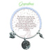 "Earth Angel : Grandma Radiant White Stone Bracelet -"