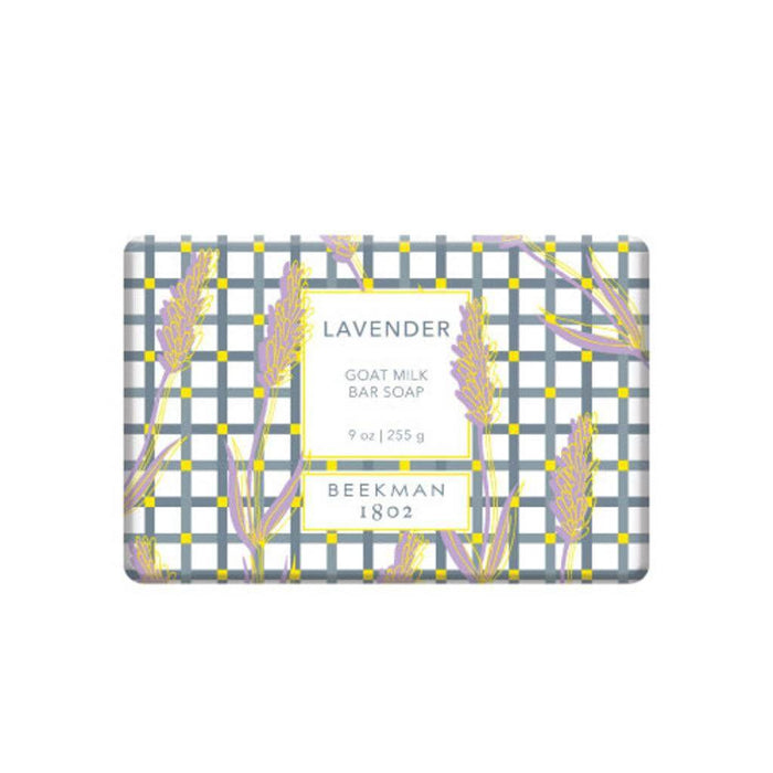 "Beekman 1802 : Lavender Goat Milk Bar Soap -"