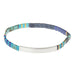 "Scout Curated Wears : Good Karma Miyuki Bracelet | Brave - Cobalt/Silver -"