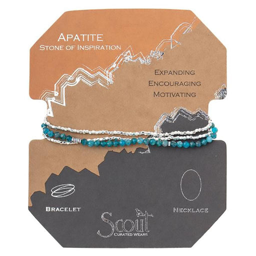 "Scout Curated Wears : Delicate Stone Apatite - Stone of Inspiration -"