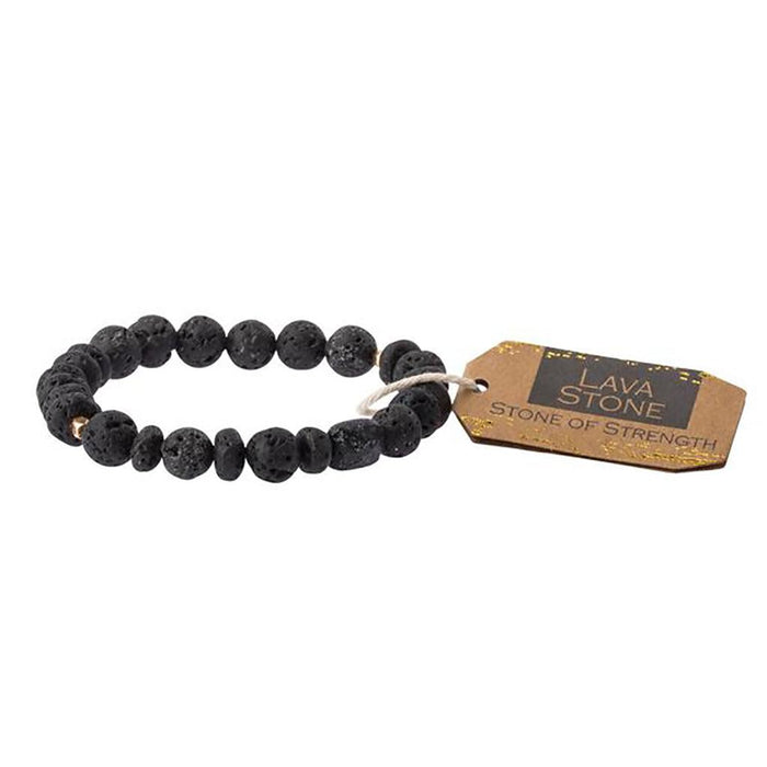 "Scout Curated Wears : Lava Stone Bracelet - Stone of Strength at Annie's Hallmark"