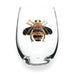 "The Queens' Jewels : Queen Bee Jeweled Stemless Wineglass -"