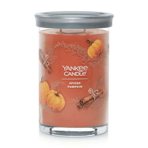 "Yankee Candle : Signature Large Tumbler Candle in Spiced Pumpkin -"