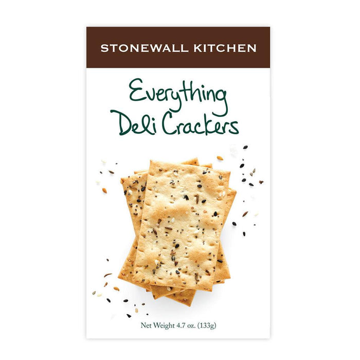 "Stonewall Kitchen : Everything Deli Crackers -"