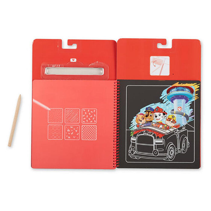 "Melissa & Doug : PAW Patrol Scratch Art Pad - Marshall -"