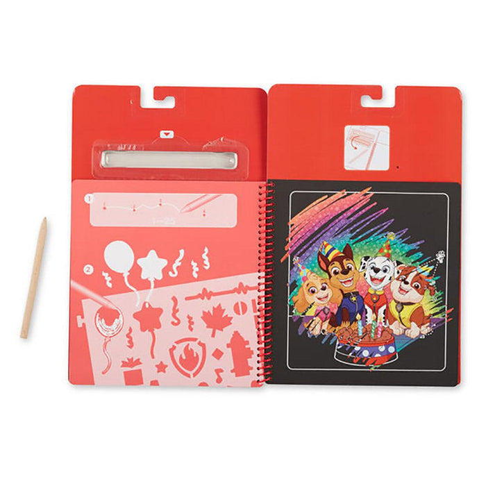 "Melissa & Doug : PAW Patrol Scratch Art Pad - Marshall -"