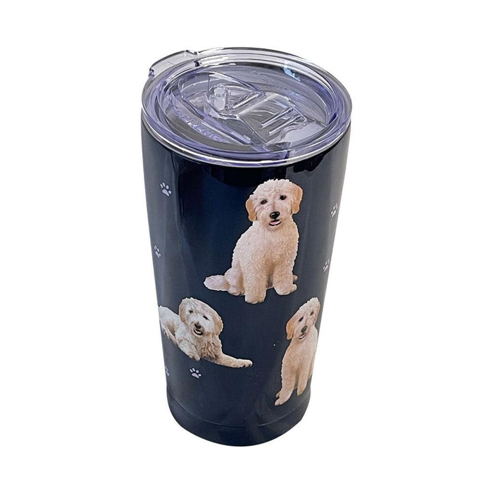 "Goldendoodle Serengeti Ultimate Tumbler - Stainless Steel -"