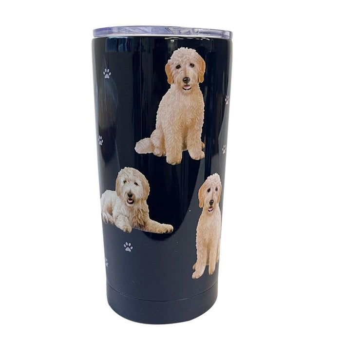 "Goldendoodle Serengeti Ultimate Tumbler - Stainless Steel -"