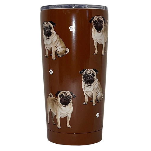 "Pug Serengeti Ultimate Tumbler - Stainless Steel -"