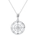 "Cape Cod : Evening Tide - Compass Rose Necklace -"