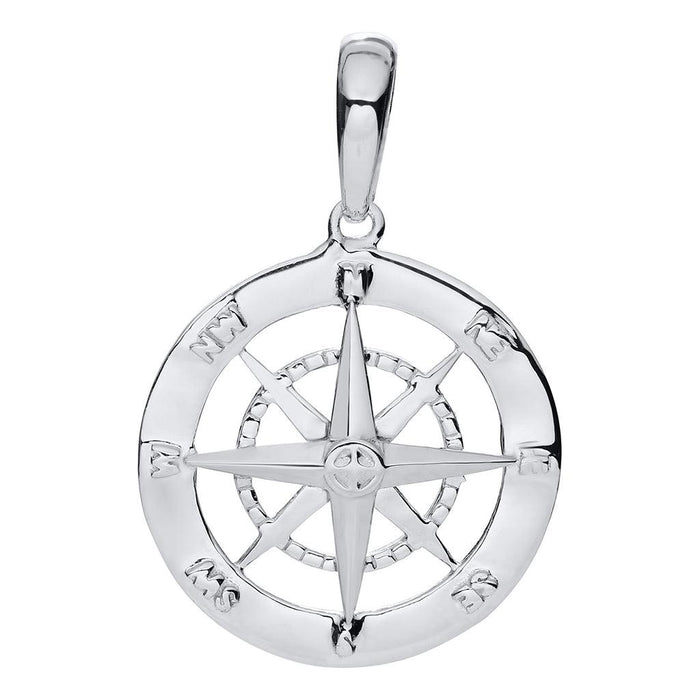 "Cape Cod : Evening Tide - Compass Rose Necklace -"