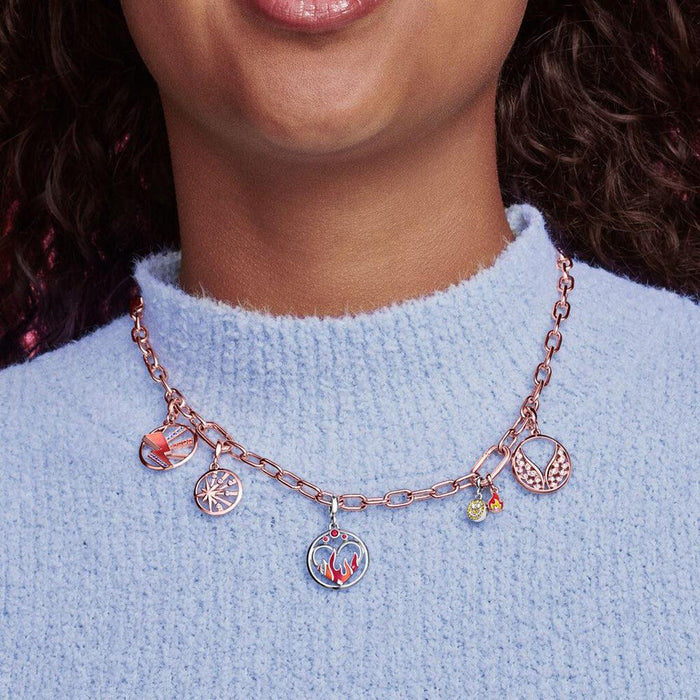 PANDORA : Pandora ME Link Chain Necklace with 2 Connectors in Rose