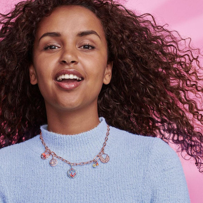 PANDORA : Pandora ME Link Chain Necklace with 2 Connectors in Rose