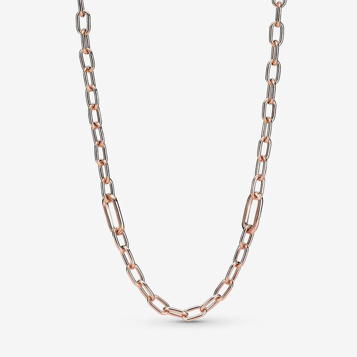 PANDORA : Pandora ME Link Chain Necklace with 2 Connectors in Rose