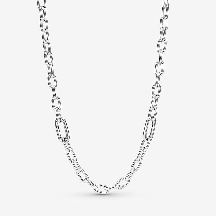 "PANDORA : Pandora ME Link Chain Necklace with 2 Connectors in Sterling Silver - 19.7\" -"
