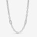 "PANDORA : Pandora ME Link Chain Necklace with 2 Connectors in Sterling Silver - 19.7\" -"