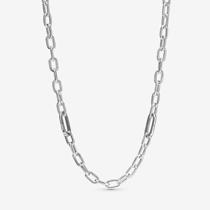 "PANDORA : Pandora ME Link Chain Necklace with 2 Connectors in Sterling Silver - 19.7\" -"