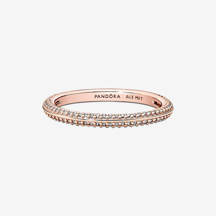 "PANDORA : Pandora ME Pavé Ring in Rose Gold -"