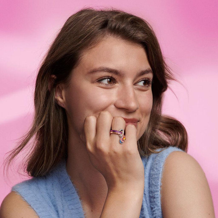 "PANDORA : Pandora ME Pavé Ring in Rose Gold -"