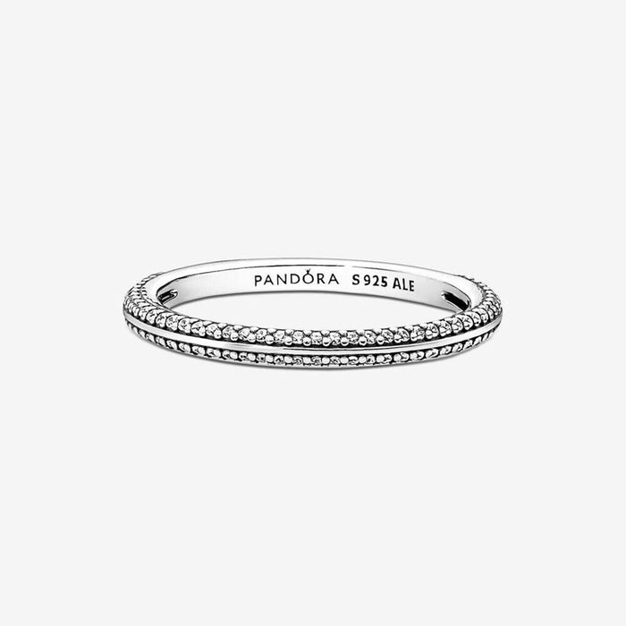 "PANDORA : Pandora ME Pavé Ring in Sterling Silver -"