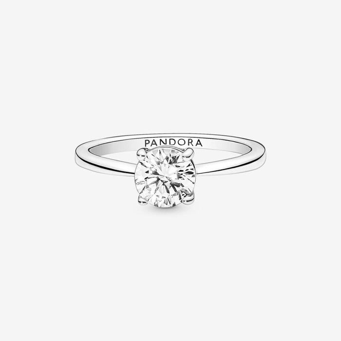 "PANDORA : Sparkling Solitaire Ring -"