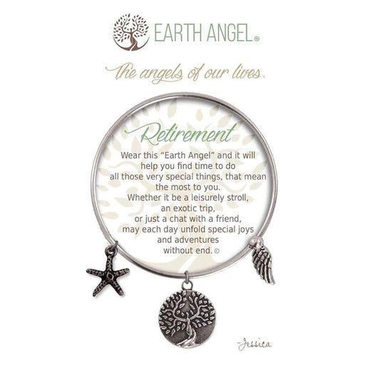 "Earth Angel : Retirement Bracelet in Silver -"