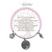 "Earth Angel : Teacher Radiant Pink Stone Bracelet -"