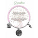 "Earth Angel : Grandma Radiant Pink Stone Bracelet -"