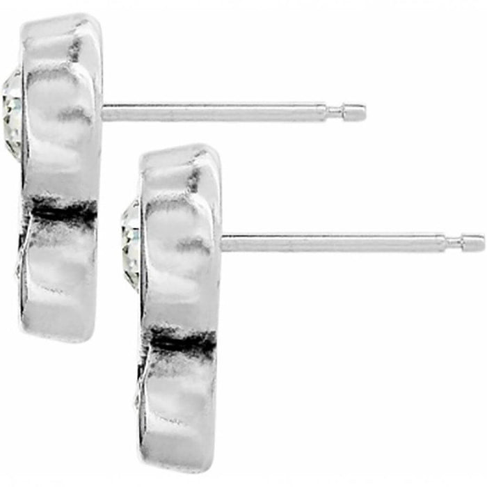"Brighton : Infinity Sparkle Post Earrings in Silver -"