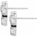 "Brighton : Infinity Sparkle Post Earrings in Silver -"