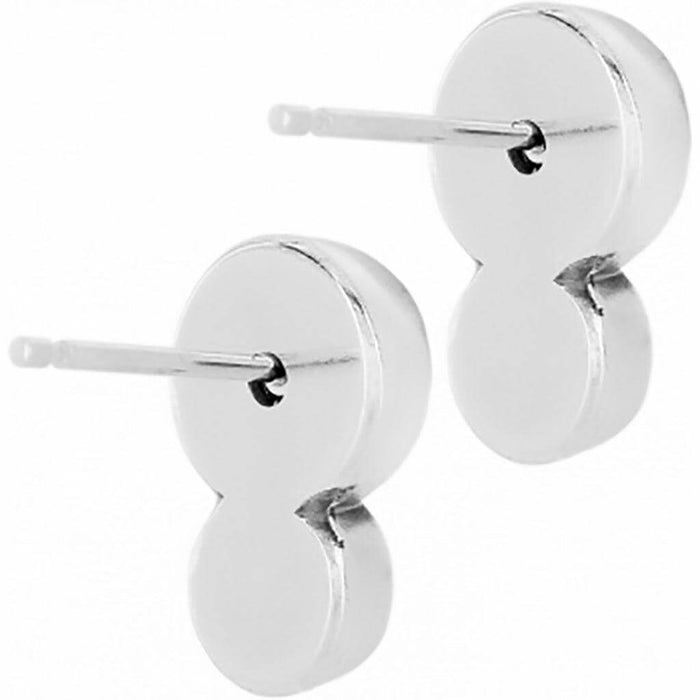 "Brighton : Infinity Sparkle Post Earrings in Silver -"