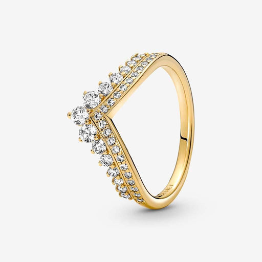"PANDORA : Pandora Timeless Wish Tiara Ring - Gold Plated -"