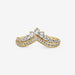 "PANDORA : Pandora Timeless Wish Tiara Ring - Gold Plated -"