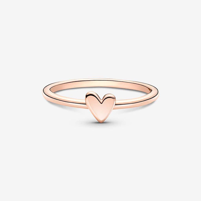 "PANDORA : Freehand Heart Ring -"