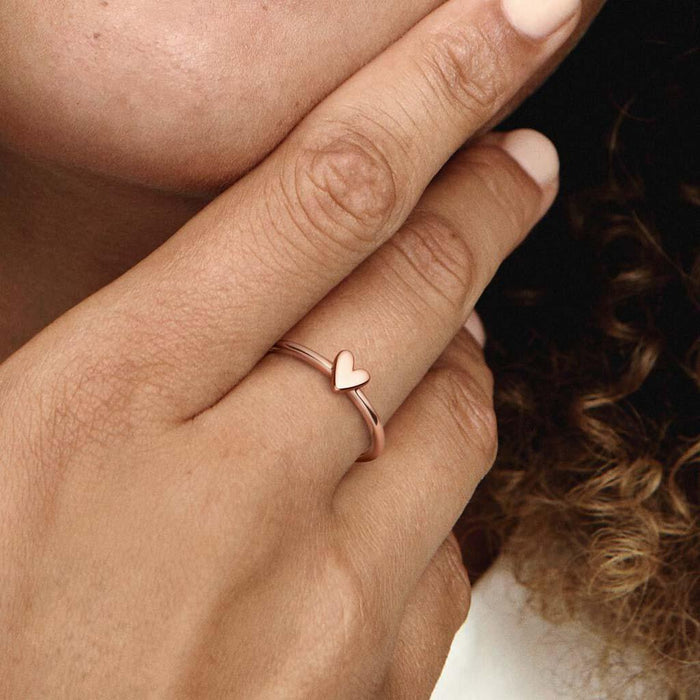 "PANDORA : Freehand Heart Ring -"