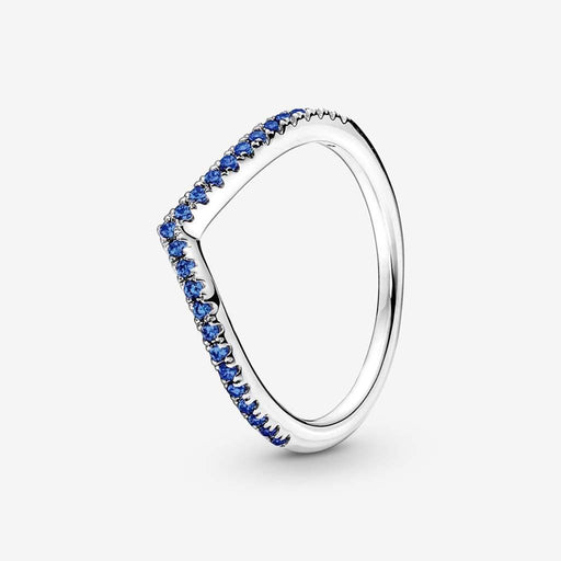 "PANDORA : Pandora Timeless Wish Sparkling Blue Ring -"